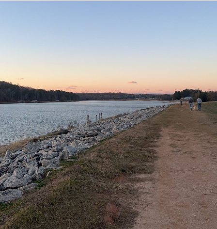 Sunset at the Dikes